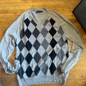 CLUB MONACO Argyle Sweater